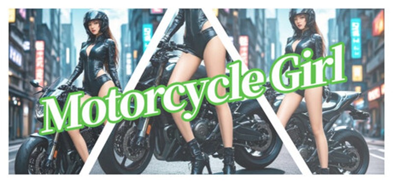 Motorcycle Girl Image
