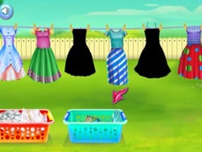 Olivias washing laundry game Image