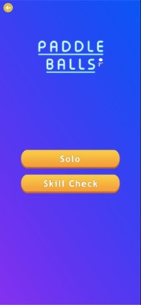 Paddle Balls screenshot