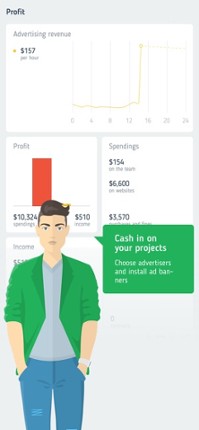 Web Tycoon – online strategy screenshot