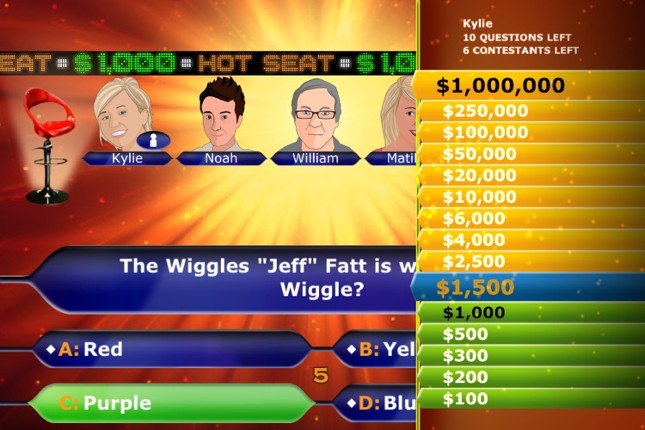 Who Wants To Be A Millionaire? Hot Seat screenshot
