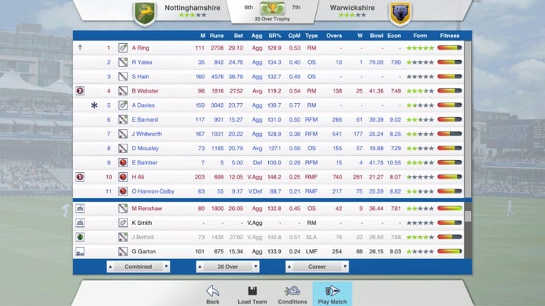 Cricket Captain 2025 screenshot