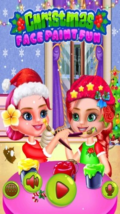 Face Paint Christmas - Kids Coloring Fun Party! screenshot