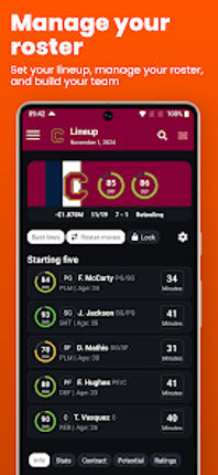 Basketball Legacy Manager 26 screenshot