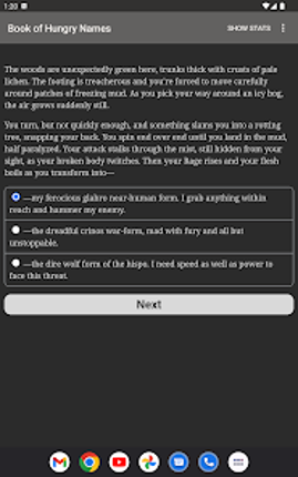 Werewolf: Book of Hungry Names screenshot