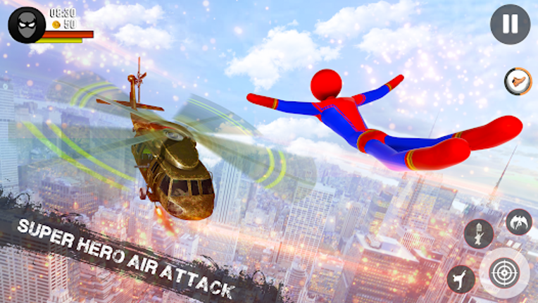 Spider Hero Man: Stickman Game Image