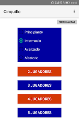 Cinquillo screenshot