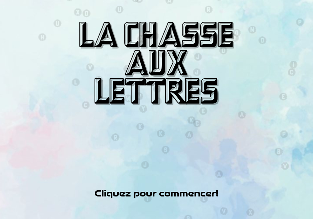 Games like La Chasse aux Lettres