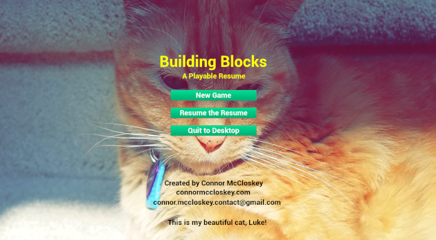 Games like Building Blocks - A Playable Resume