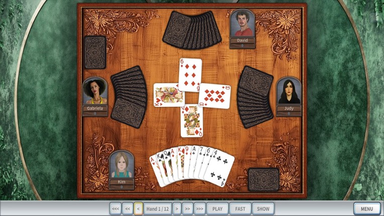 GrassGames Hearts screenshot