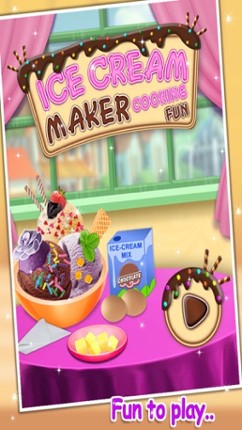 Ice Cream Maker - Cooking Fun Free kids learning game screenshot