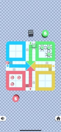 LUDO Board Game 3D Image