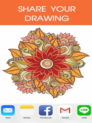 Mandala Coloring Book - Adult Colors Therapy Free Stress Relieving Pages 2 screenshot