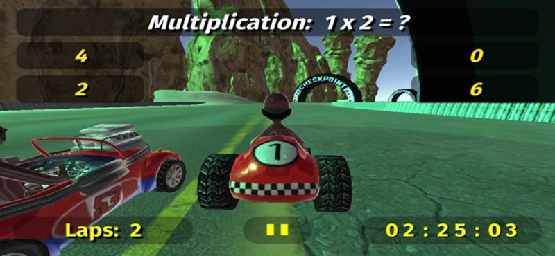 Math Racing 2 screenshot