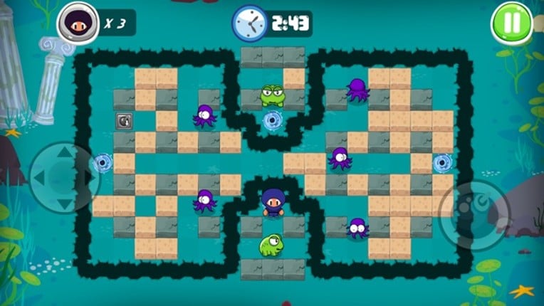 Ninja Boy Adventures: Bomberman Edition screenshot