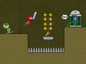 Red Stick Boy: Adventure Game Image