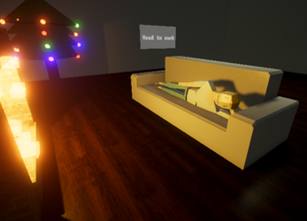 Santa break in Image