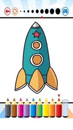 Spaceships Coloring Book - Activities for Kid screenshot
