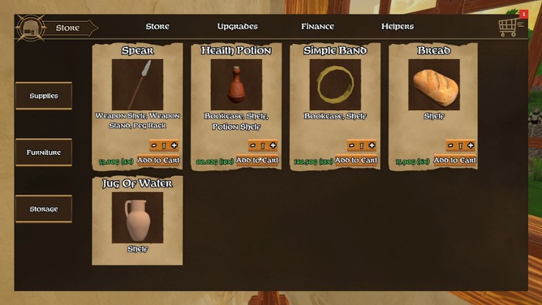 Medieval Market Simulator screenshot