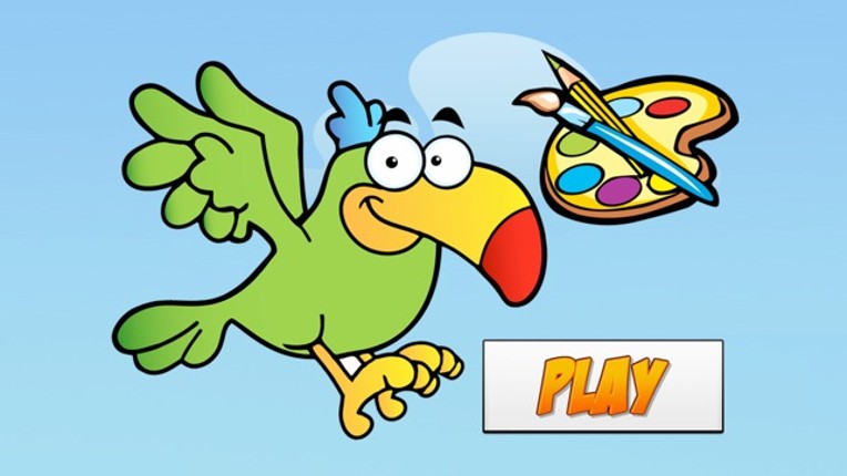 Bird Coloring Book : Finger Painting for Adults and Kids screenshot