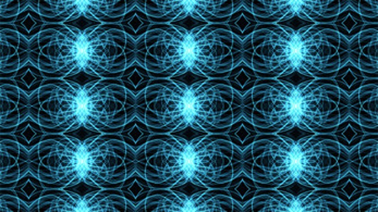 Blue Abstract Fractal 4K Wallpaper ~ Liquid Light Series #1 Image