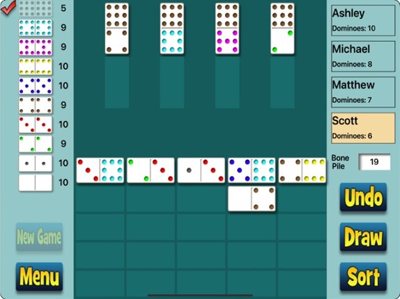 Chickenfoot Dominoes Image