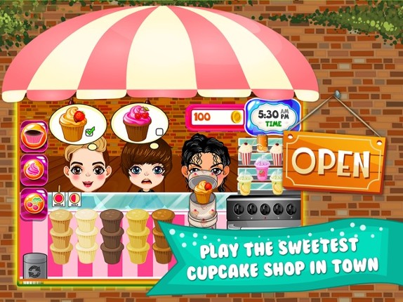 Cupcake Dessert Pastry Bakery Maker Dash - candy food cooking game! Image