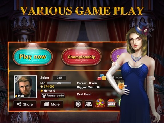 DH Texas Poker screenshot