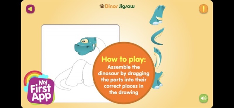 Dinos Jigsaw - Adhd &amp; autism screenshot