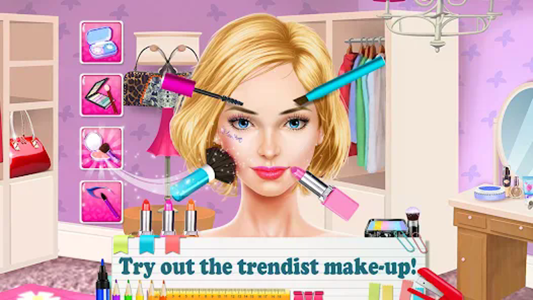 Back-to-School Makeup Games screenshot
