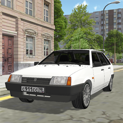 Lada 2109 Russian Car Driver Image