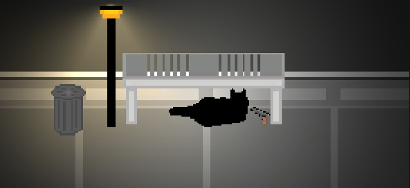 The simple game of Cat and Mouse with a side of guns and some rain at night. Game Cover