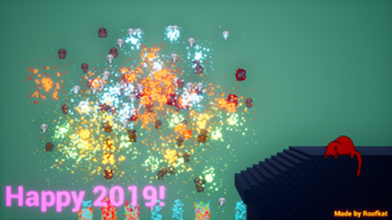 WarpThrough Fireworks Image