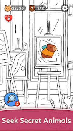 Find Hidden Cats- Spot it! Image