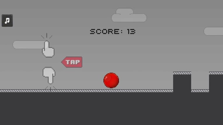 Red Ball Run 2 - Gray World Up screenshot