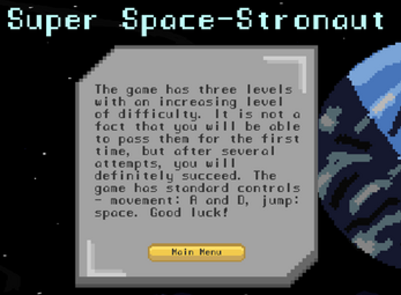 Super Space-Stronaut screenshot
