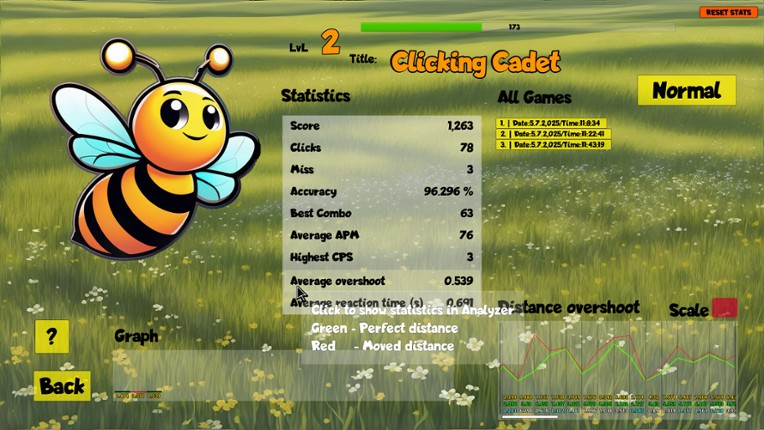 Aim Trainer Bee Pro screenshot