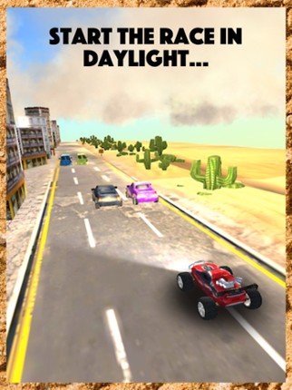 ATV 3D Action Car Desert Traffic Racer Racing Game Image