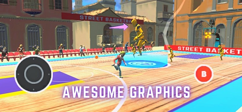 BasketBall Smash dunk shoot Image