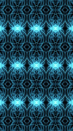 Blue Abstract Fractal 4K Wallpaper ~ Liquid Light Series #1 Image