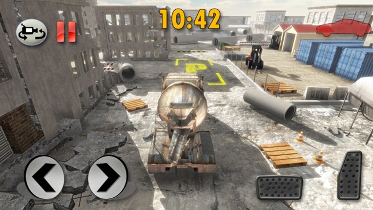 Cement Truck Parking - Realistic Driving Simulator Free screenshot