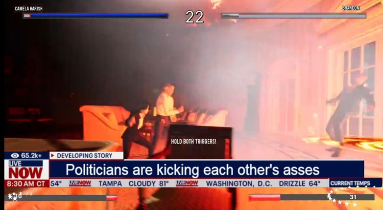 Election FighterZ: Kamala vs trump screenshot