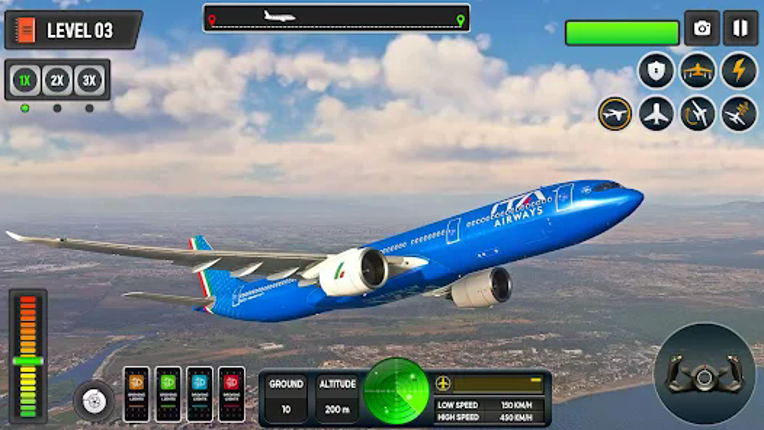 Aeroplane Flying Game Offline Image