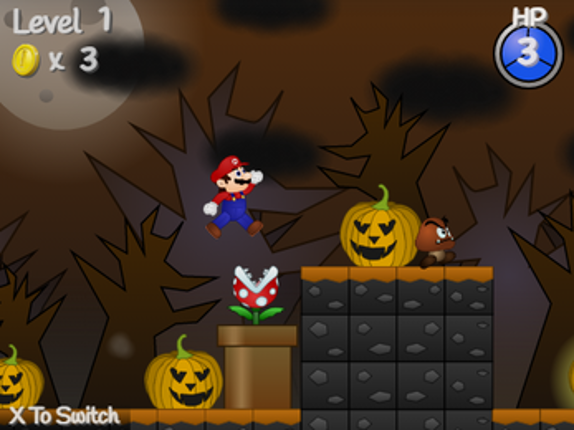 Super Mario on Scratch Halloween Reboot - HTML Port Image