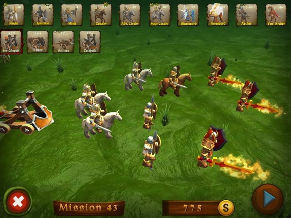 Knights vs Dragons Battle Sim screenshot