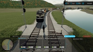 Placeable Railroad Track Image