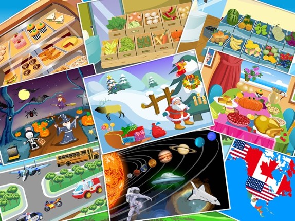 Shape Puzzle -Kids Favorite Word Learning Game screenshot