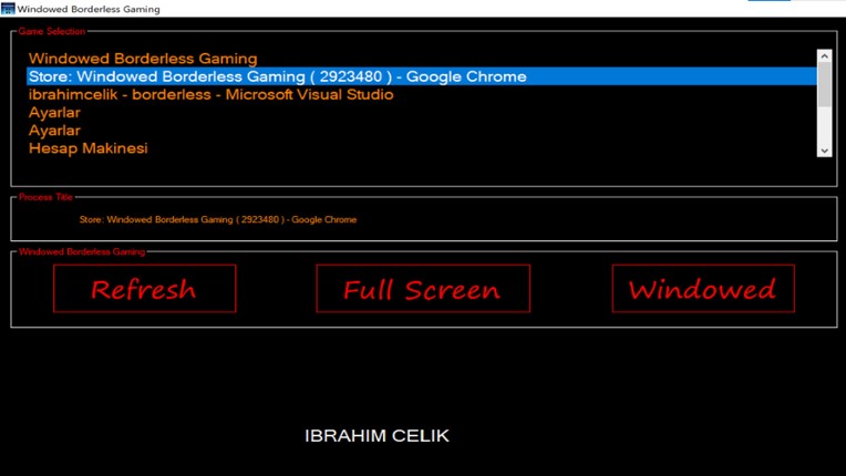 Windowed Borderless Gaming screenshot