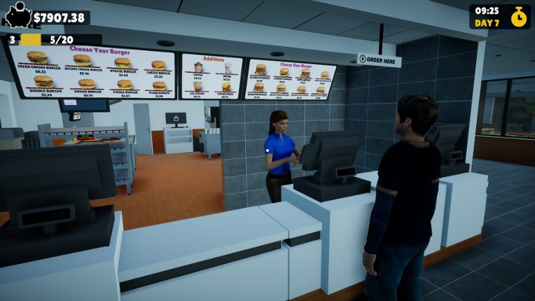Burger Rush Simulator screenshot