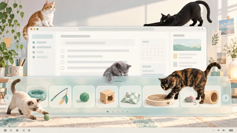 Cats Live Here Image